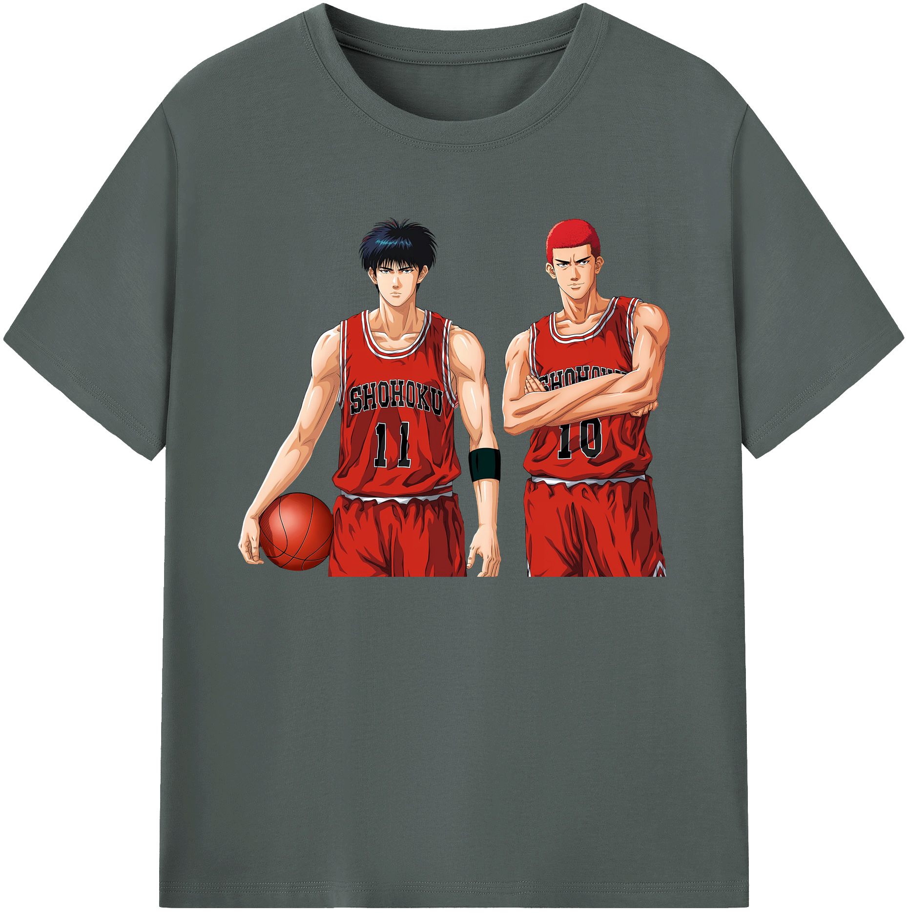 （画像用） SLAM DUNK／スラムダンク 綿100％ メンズ半袖Tシャツ｜肌触りやわらか＆通気性